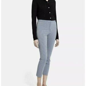Theory Classic Skinny Pants Blue Midnight Screen Multi‎ Stretch Size 00 - $345